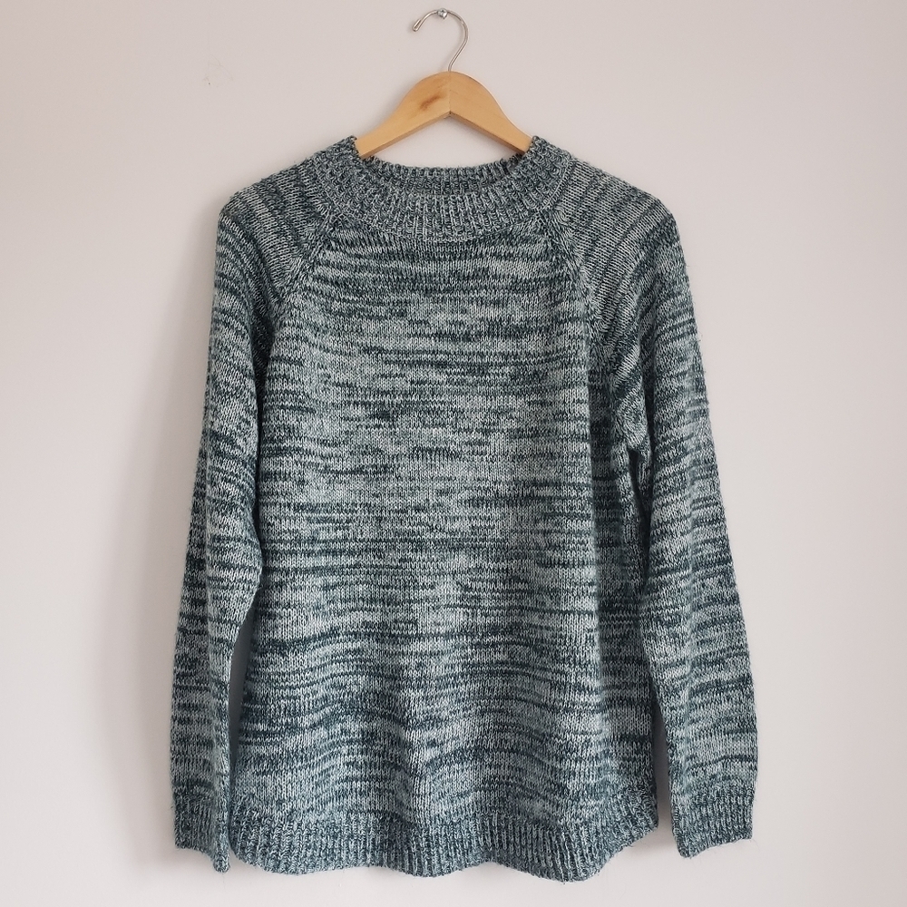 Cleo Heathered Women's Knitted Crew Neck Sweater Size XXL